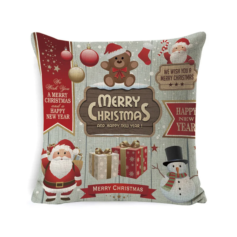 Christmas Decorations Throw Pillow Covers Burlap Deer Gnome Santa Print Winter Pillow Cases Car Cushion Covers Pillow Case Cover
Christmas Decorations Throw Pillow Covers Burlap Deer Gnome Santa Print Winter Pillow Cases Car Cushion Covers Pillow Case Cover