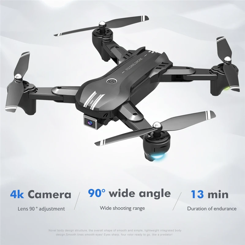 H168 RC Mini Drone 4K HD Dual Camera WIFI FPV Professional Aerial Photography Helicopter Foldable Quadcopter Dron 2.4G 4CH Dron
H168 RC Mini Drone 4K HD Dual Camera WIFI FPV Professional Aerial Photography Helicopter Foldable Quadcopter Dron 2.4G 4CH Dron