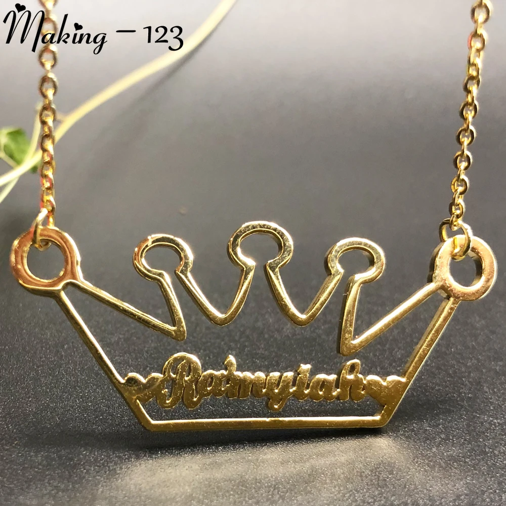 Custom Name Necklace Personalized Name Necklace Custom Jewelry Custom Necklace Women Crown Necklace Men Customized Gift for Her
Custom Name Necklace Personalized Name Necklace Custom Jewelry Custom Necklace Women Crown Necklace Men Customized Gift for Her