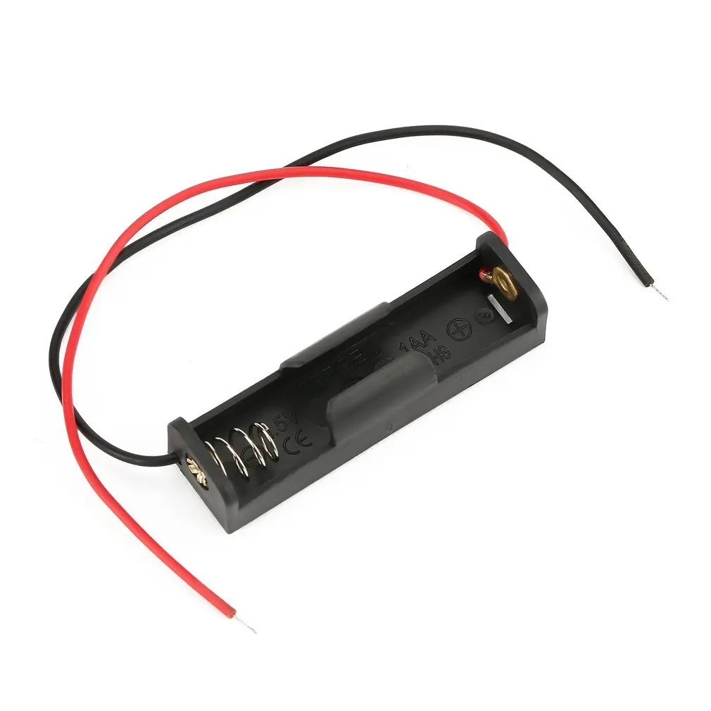 Plastic Battery Storage Case Box Holder for 1-AA Battery with 6'' Cable Lead Wholesale ACEHE
Plastic Battery Storage Case Box Holder for 1-AA Battery with 6'' Cable Lead Wholesale ACEHE