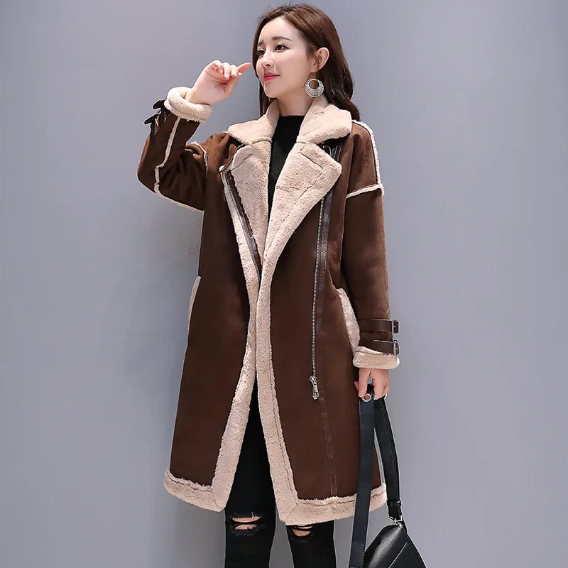 Winter Women High Quality Faux lambswool Fur OverCoats Luxury Long casual Thick Warm Plus Size Female 2019 coffee
Winter Women High Quality Faux lambswool Fur OverCoats Luxury Long casual Thick Warm Plus Size Female 2019 coffee
