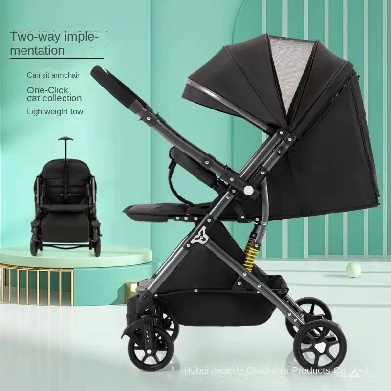 Light Baby Stroller Two-way Sitting And Reclining Newborn Carriage One-key Folding Kids Car High Landscape Baby Umbrella Trolly
Light Baby Stroller Two-way Sitting And Reclining Newborn Carriage One-key Folding Kids Car High Landscape Baby Umbrella Trolly