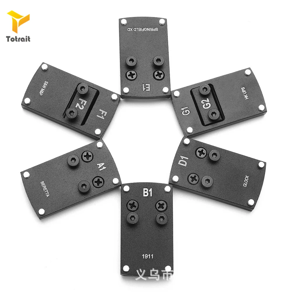 Totiait Vortex Venom Pistol Colt 1911 Glock 17 19 20 22 Reflex Sight Mount Plate Adapter for Sightmark Burris Micro Red Dot Scop
Totiait Vortex Venom Pistol Colt 1911 Glock 17 19 20 22 Reflex Sight Mount Plate Adapter for Sightmark Burris Micro Red Dot Scop