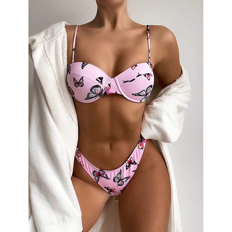 Underwired Push Up Print Bikinis Swimsuit Women High Cut Swimwear Conjunto Biquinis Feminino Trajes De Baño Mujer 2022
Underwired Push Up Print Bikinis Swimsuit Women High Cut Swimwear Conjunto Biquinis Feminino Trajes De Baño Mujer 2022