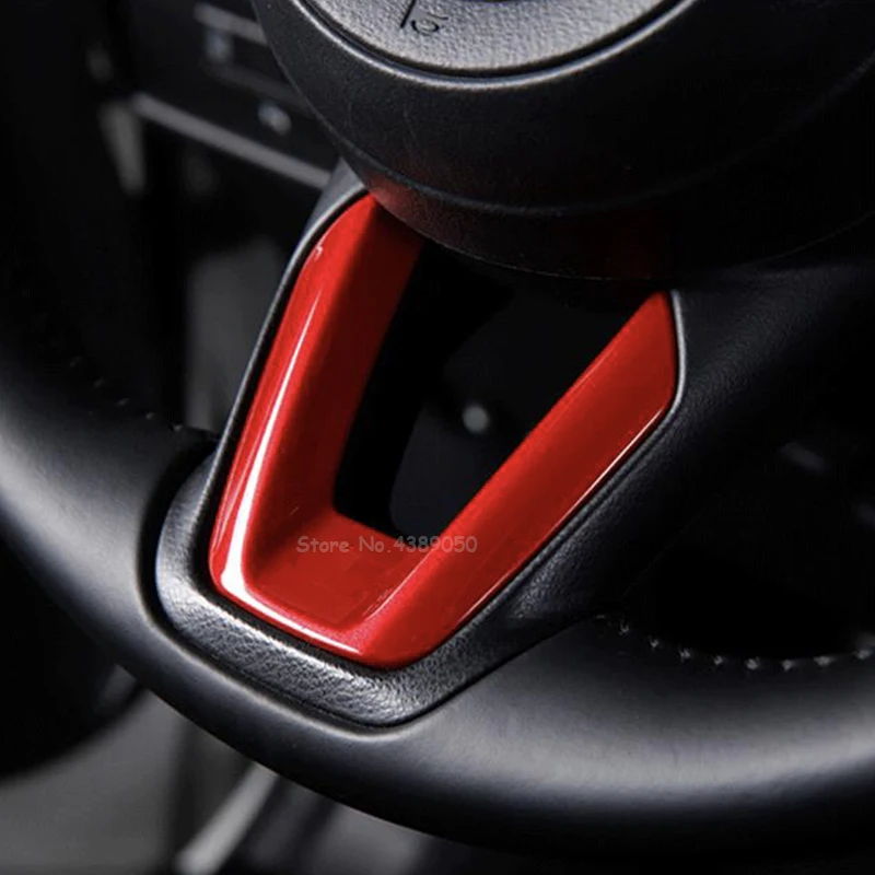 ABS Plastic red For Mazda 3 Axela/Mazda CX5 CX-5 2017 Car Steering wheel Button frame Cover Trim Car styling Accessories 1pcs
ABS Plastic red For Mazda 3 Axela/Mazda CX5 CX-5 2017 Car Steering wheel Button frame Cover Trim Car styling Accessories 1pcs
