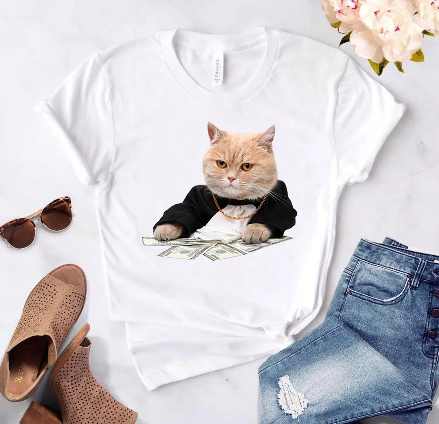 Cat T-shirts Women's Shirt Womens Women-clothing Woman Summer Short Sleeve With Sleeves Cute Tops for Off White Fashion 2021 Top
Cat T-shirts Women's Shirt Womens Women-clothing Woman Summer Short Sleeve With Sleeves Cute Tops for Off White Fashion 2021 Top