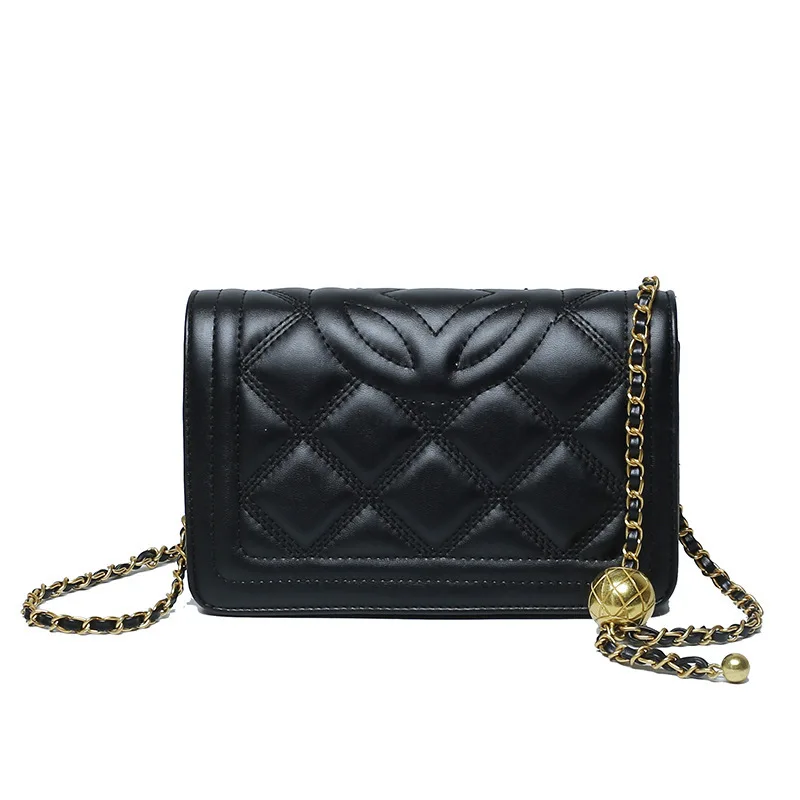 Bag women's 2021 new fashion handbag texture women's single shoulder bag Korean style fashion chain small square bag 
Bag women's 2021 new fashion handbag texture women's single shoulder bag Korean style fashion chain small square bag