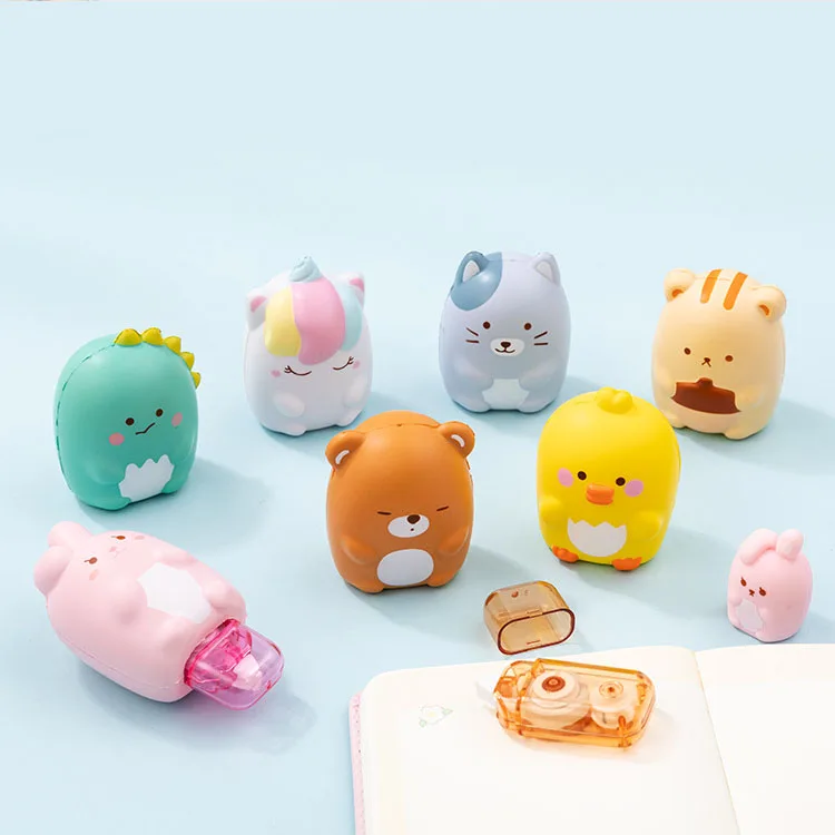 15 pcs/lot Cartoon Dinosaur Unicorn Cat 6M Correction Tape Cute Decompression Tapes Promotional Stationery Gift School Supplies
15 pcs/lot Cartoon Dinosaur Unicorn Cat 6M Correction Tape Cute Decompression Tapes Promotional Stationery Gift School Supplies