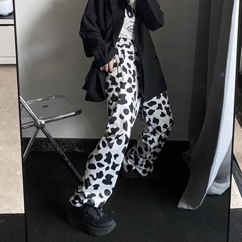 GOOHOJIO 2020 New Cow Print Pants Women Wide Leg Personality Pants for Women Harajuku Trousers Summer Harajuku Trousers Womens
GOOHOJIO 2020 New Cow Print Pants Women Wide Leg Personality Pants for Women Harajuku Trousers Summer Harajuku Trousers Womens
