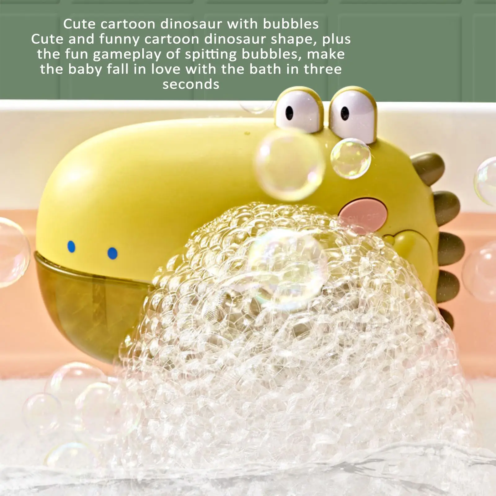 Electric Dinosaur Bubble Machine Cartoon Automatic Spit Bubble Bath Toy Dinosaur Bubble Maker Bath Toy With Music For Baby
Electric Dinosaur Bubble Machine Cartoon Automatic Spit Bubble Bath Toy Dinosaur Bubble Maker Bath Toy With Music For Baby