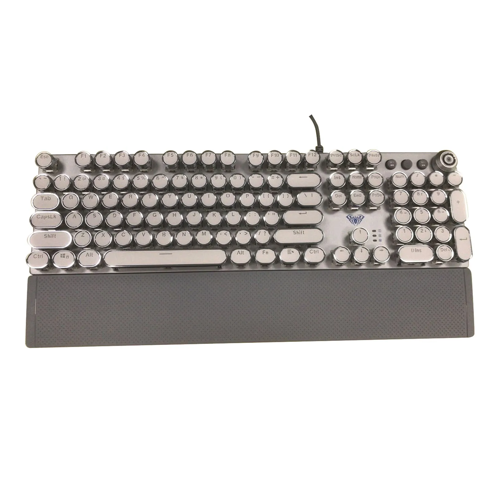 mechanical keyboard backlight Steampunk Gaming Mechanical Keyboard Metal Panel Round Retro Keycap Backlit Keyboard gamer
mechanical keyboard backlight Steampunk Gaming Mechanical Keyboard Metal Panel Round Retro Keycap Backlit Keyboard gamer