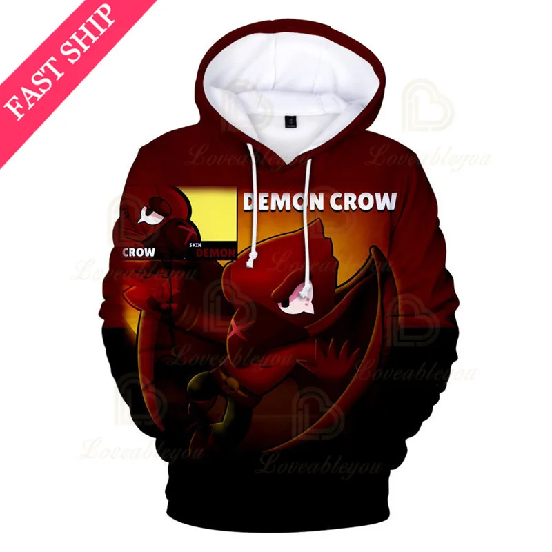 2021 Boys Girls Browlers Crow and Star,Shoot Game 3D Print Hoodie Jacket Clothing Harajuku Sweatshirt Kids MAX Tops Men
2021 Boys Girls Browlers Crow and Star,Shoot Game 3D Print Hoodie Jacket Clothing Harajuku Sweatshirt Kids MAX Tops Men