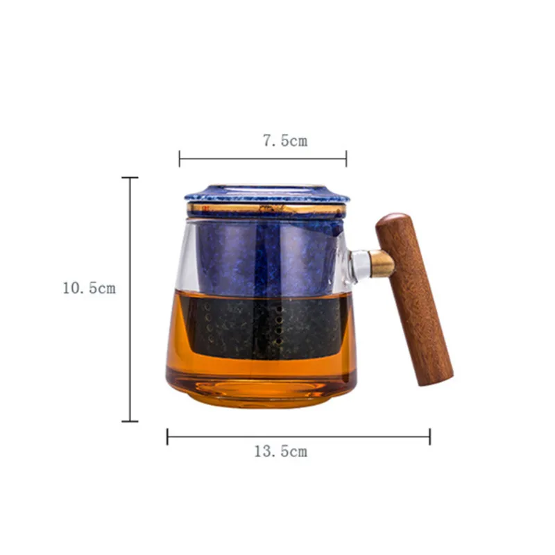 Creative Heat Resistant Glass Teacup with Ceramic Filter and Cover Office Tea Strainer Cup Couple Simple Water Mug Drinkware
Creative Heat Resistant Glass Teacup with Ceramic Filter and Cover Office Tea Strainer Cup Couple Simple Water Mug Drinkware