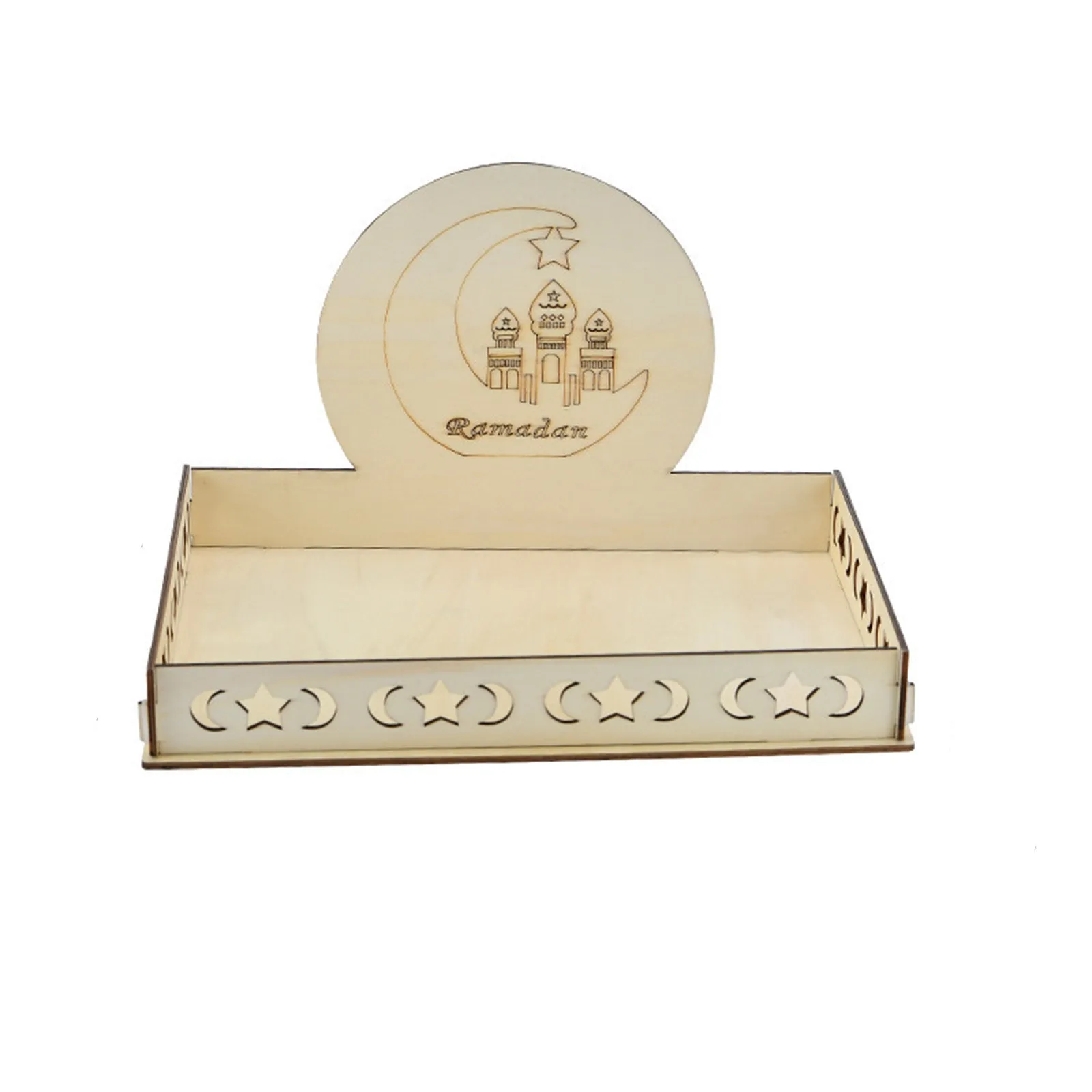 2021 New Wooden Eid Mubarak Tray Box Dessert Display Party Ramadan Party Food Service Tableware Tray Display Stand Home Decor
2021 New Wooden Eid Mubarak Tray Box Dessert Display Party Ramadan Party Food Service Tableware Tray Display Stand Home Decor