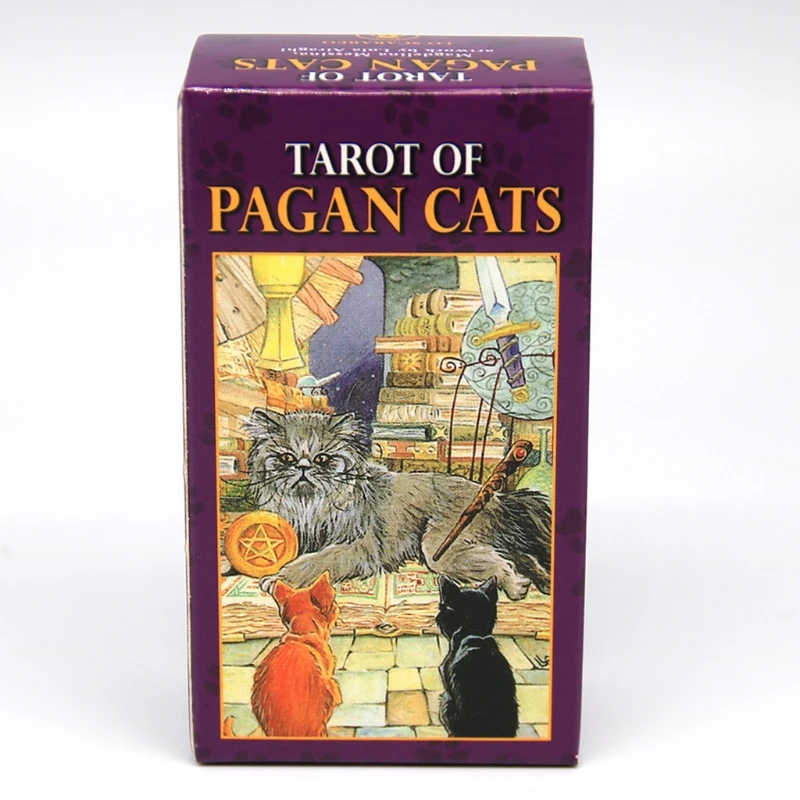 78 Cards Deck Tarot Of Pagan Cats Full English Family Party Board Game Oracle Cards Astrology Divination Fate Card
78 Cards Deck Tarot Of Pagan Cats Full English Family Party Board Game Oracle Cards Astrology Divination Fate Card
