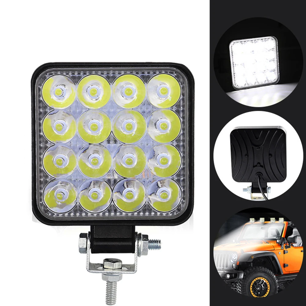 New 2Pcs 48W Square Bright LED Spotlight Work Light Car SUV Truck Driving Fog Lamp for Car Repairing Camping Backpacking Fishing
New 2Pcs 48W Square Bright LED Spotlight Work Light Car SUV Truck Driving Fog Lamp for Car Repairing Camping Backpacking Fishing