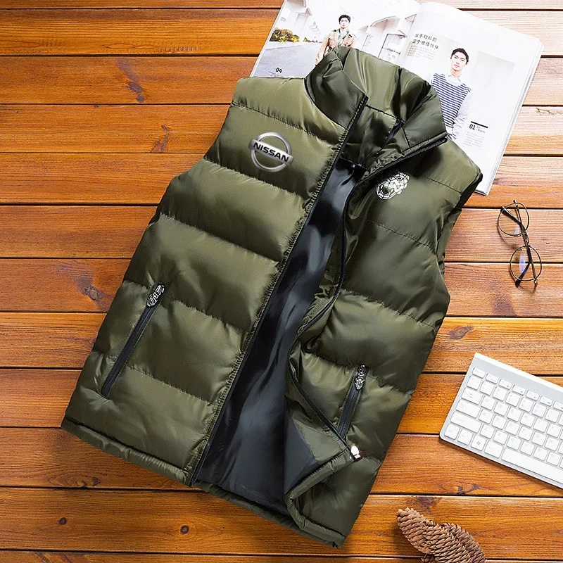 New Popular Man Vest Jacket Dongfeng Nissan Car Logo Print Cotton High Quality Men Vest Custom Made Brand Man Vest Jacket Tops
New Popular Man Vest Jacket Dongfeng Nissan Car Logo Print Cotton High Quality Men Vest Custom Made Brand Man Vest Jacket Tops
