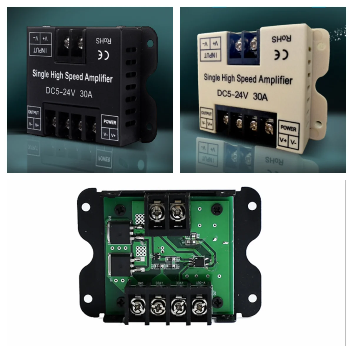 NEW DC5V-24V Led Power Repeater MAX 30A 1 Channel 12V Single Color High Speed Signal Amplifier for 5050 3528 LED String Light
NEW DC5V-24V Led Power Repeater MAX 30A 1 Channel 12V Single Color High Speed Signal Amplifier for 5050 3528 LED String Light