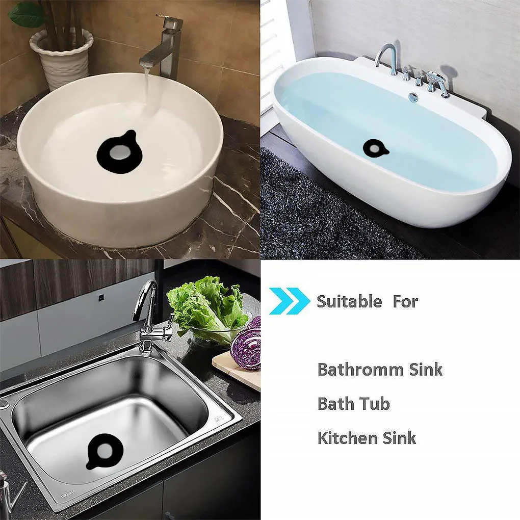 Silicone Tub Stopper Bathroom Waterproof Bathtub Drain Plug Laundry Kitchen Sink Water Plug 
Silicone Tub Stopper Bathroom Waterproof Bathtub Drain Plug Laundry Kitchen Sink Water Plug