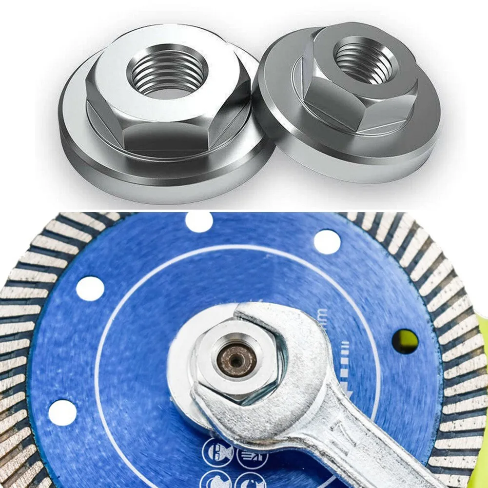Locking Flange Nut Metal Quick Release Hexagon M14 Locknuts Fasteners For Angle Grinder Disc Accessories Quick Change
Locking Flange Nut Metal Quick Release Hexagon M14 Locknuts Fasteners For Angle Grinder Disc Accessories Quick Change