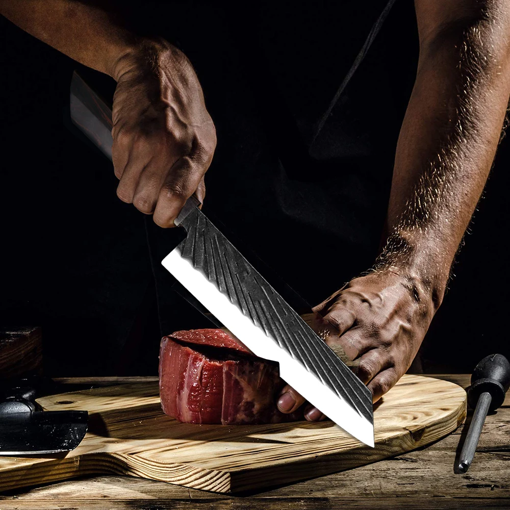XITUO Chef Knife 440C Steel Handmade Forged Japanese Kitchen Knife Set Sharp Cleaver Kiritsuke Santoku Gyuto Knife Cooking Tools
XITUO Chef Knife 440C Steel Handmade Forged Japanese Kitchen Knife Set Sharp Cleaver Kiritsuke Santoku Gyuto Knife Cooking Tools