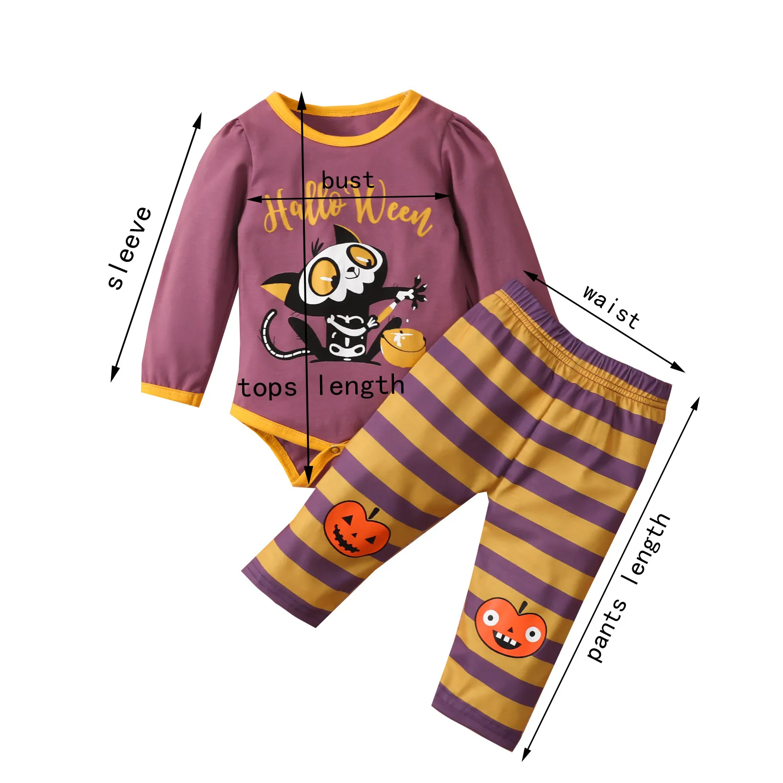 Baby Sets Citgeett Newborn Baby Boy Girl Halloween Printed Romper Pants Striped Legging Outfit Pumpkin Autumn Spring Set Clothes
Baby Sets Citgeett Newborn Baby Boy Girl Halloween Printed Romper Pants Striped Legging Outfit Pumpkin Autumn Spring Set Clothes
