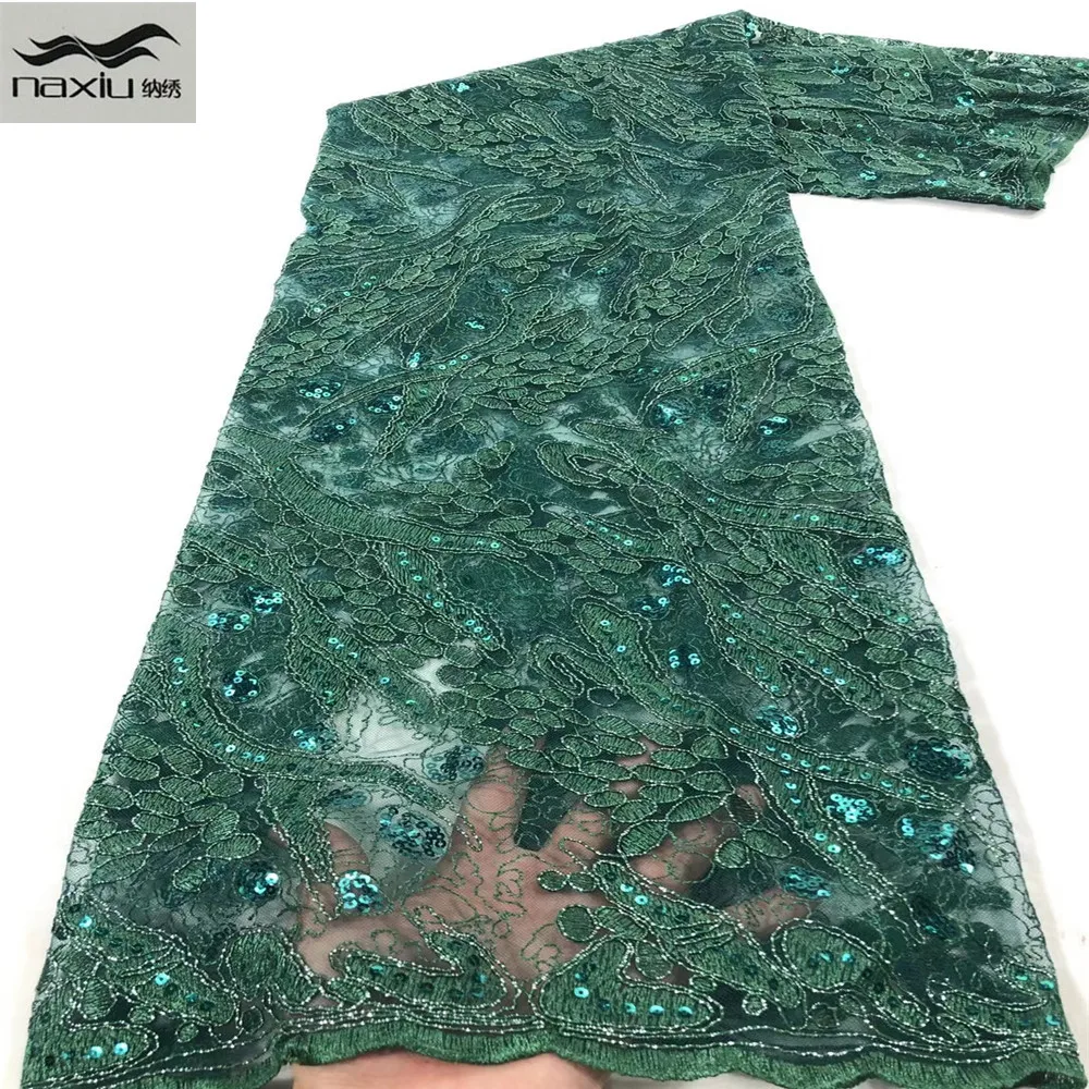 Madison African Lace Fabric 2021 Green High Quality Mesh Lace Latest French Cord Lace Fabric With Sequins Dor Wedding 5 Yards
Madison African Lace Fabric 2021 Green High Quality Mesh Lace Latest French Cord Lace Fabric With Sequins Dor Wedding 5 Yards