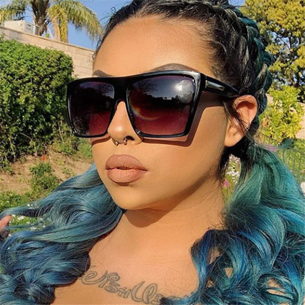 Vintage Sunglasses Women Brand Designer Oversized Sun Glasses Shades Large Black Lens Glasses UV400 Fashion Eyewear
Vintage Sunglasses Women Brand Designer Oversized Sun Glasses Shades Large Black Lens Glasses UV400 Fashion Eyewear