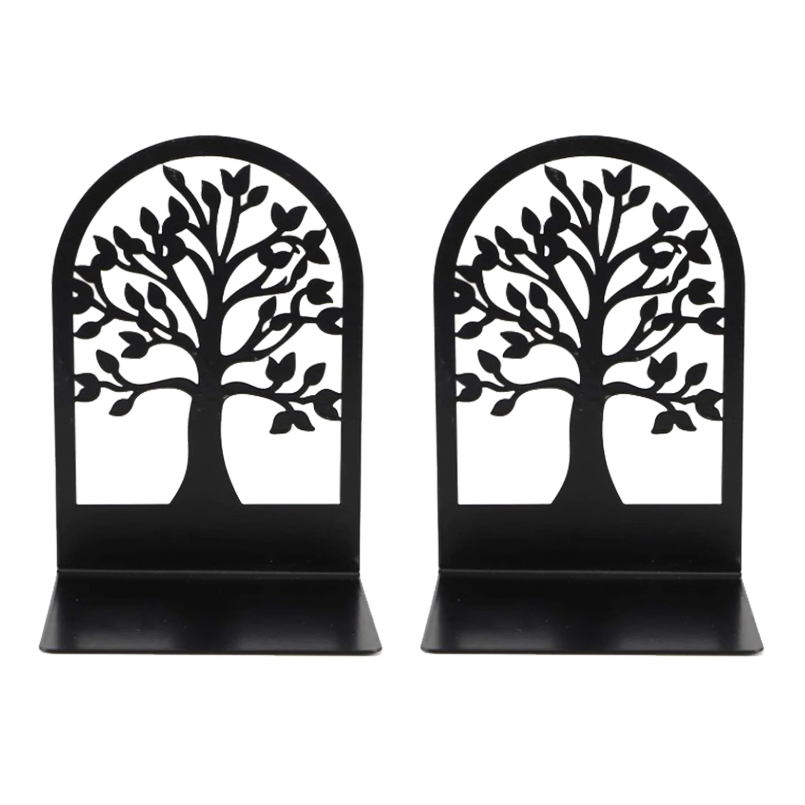 1 Pair High Quality Black Tree Shaped Metal Non-slip Bookend Bracket Sturdy Heavy Book End Book Stopper For Office Home
1 Pair High Quality Black Tree Shaped Metal Non-slip Bookend Bracket Sturdy Heavy Book End Book Stopper For Office Home