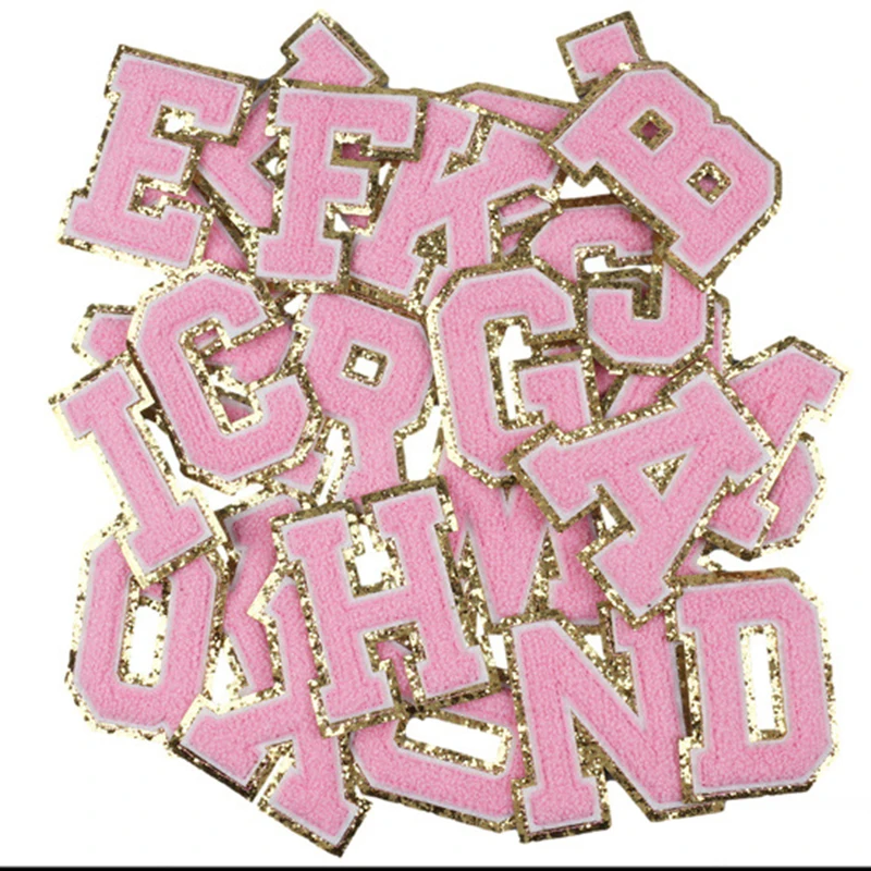 large Pink Towel English letter Patches for Clothes Embroidery Appliques Child Women Clothing name Accessories Badges
large Pink Towel English letter Patches for Clothes Embroidery Appliques Child Women Clothing name Accessories Badges