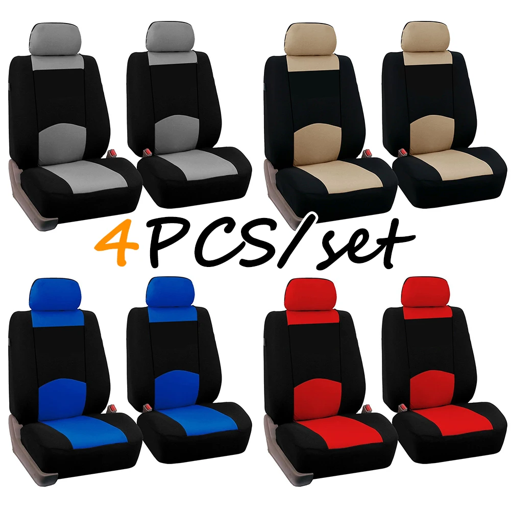 Universal Car Seat Covers 4pcs Full Set Waterproof Washable Breathable Airbag Car Truck SUV Polyester
Universal Car Seat Covers 4pcs Full Set Waterproof Washable Breathable Airbag Car Truck SUV Polyester