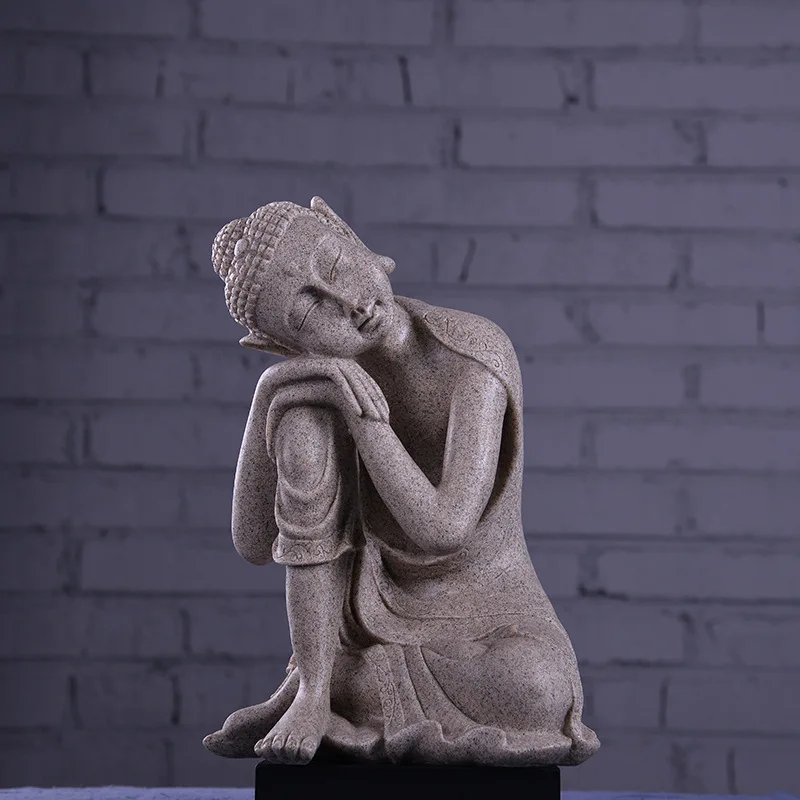 Large Resin Zen Garden Decoration Buddha Statue Home Decor Buddhism Sculpture Desktop Decoration Buddhist Monk Crafts Ornaments
Large Resin Zen Garden Decoration Buddha Statue Home Decor Buddhism Sculpture Desktop Decoration Buddhist Monk Crafts Ornaments
