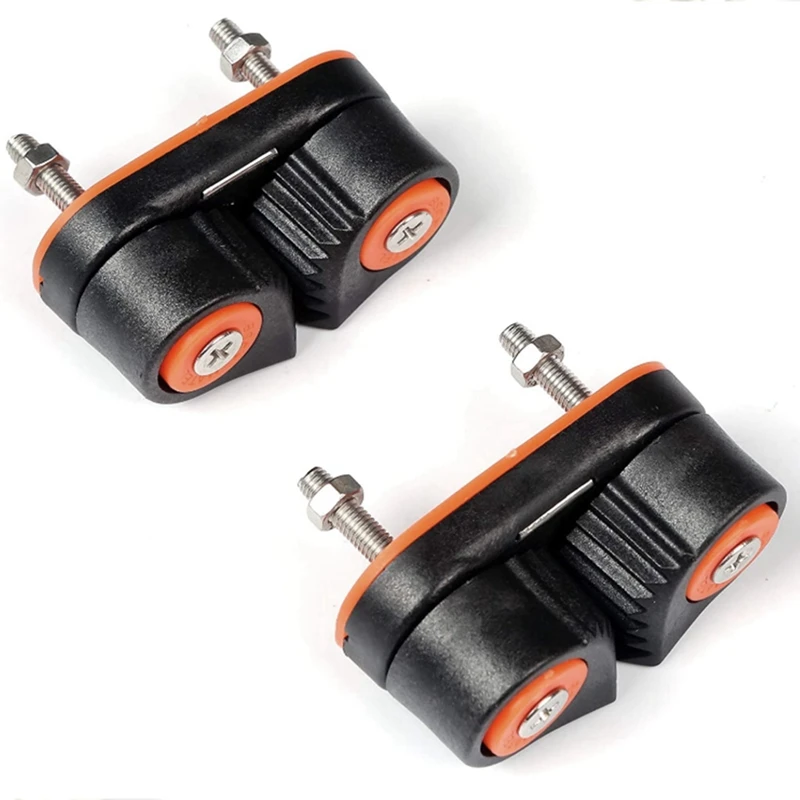 BSET MATEL 2Pcs Composite Row Ma Tic Ball Bearing Cam Cleat Marine Boat Fast Entry Rope Cam Cleat 
BSET MATEL 2Pcs Composite Row Ma Tic Ball Bearing Cam Cleat Marine Boat Fast Entry Rope Cam Cleat
