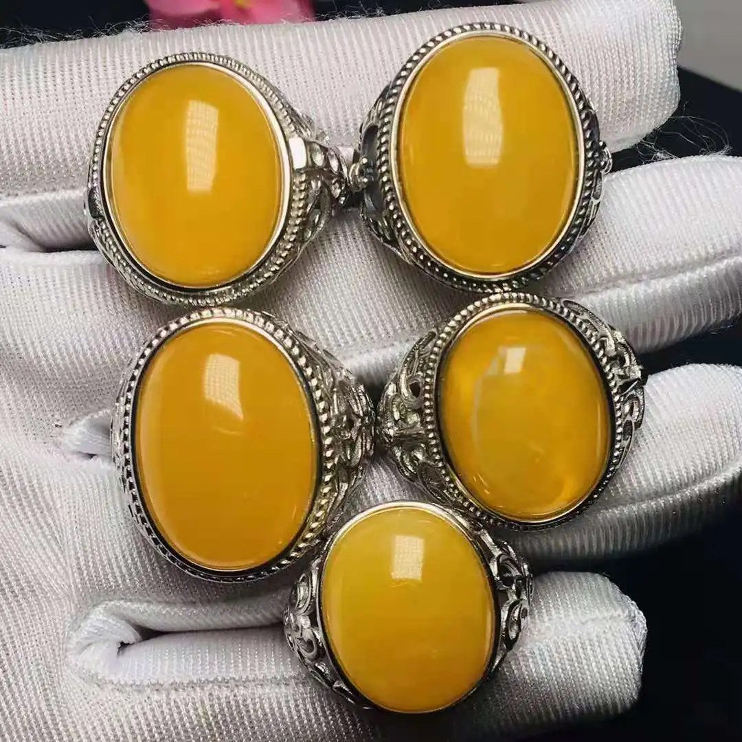 2Pcs/Lot natural amber ring men jewelry S925 sterling silver inlaid adjustable bagu homme vintage aliança de namoro Wholesale
2Pcs/Lot natural amber ring men jewelry S925 sterling silver inlaid adjustable bagu homme vintage aliança de namoro Wholesale