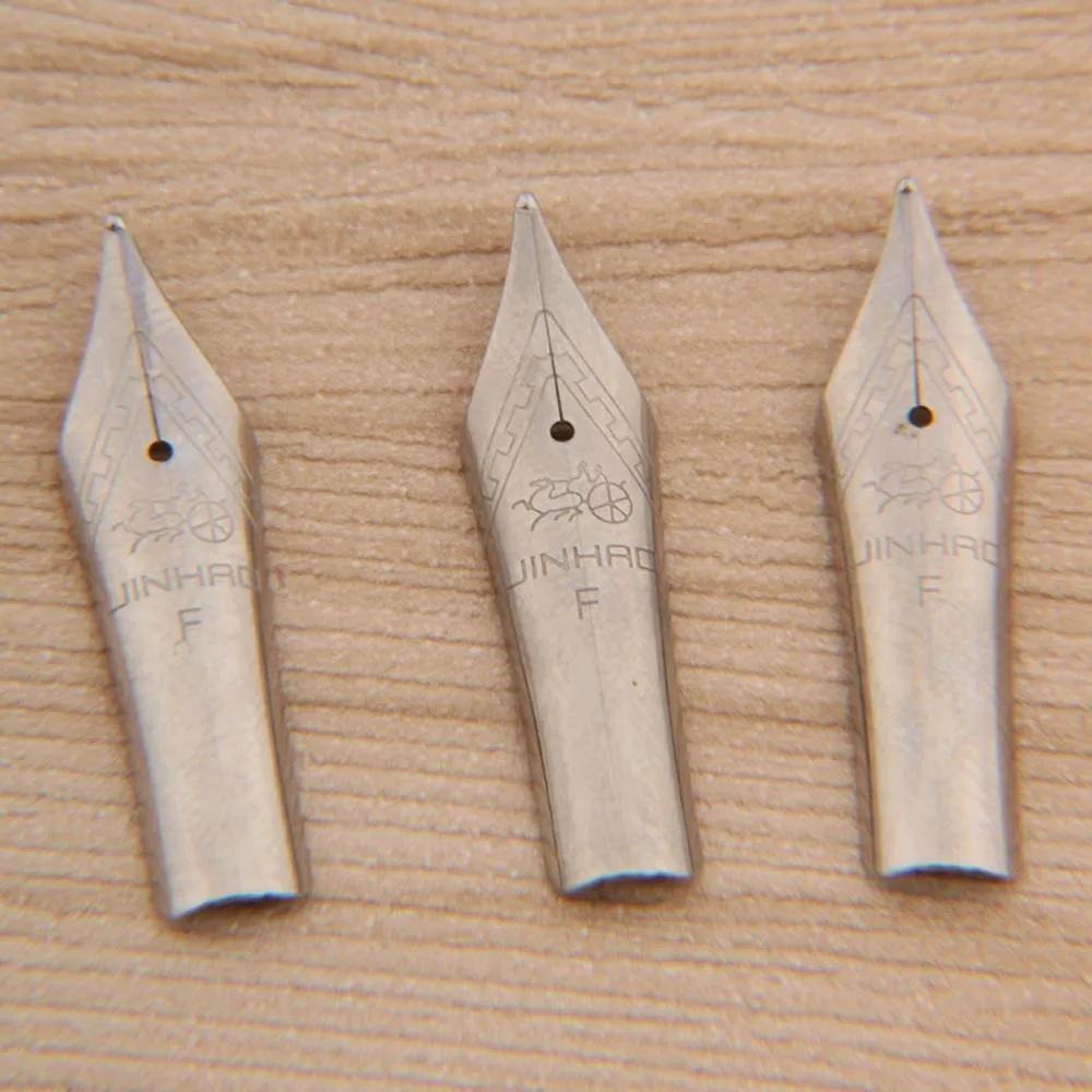 Перьевая ручка JINHAO из нержавеющей стали с наконечником 26 # 3 шт.|Перьевые ручки| |