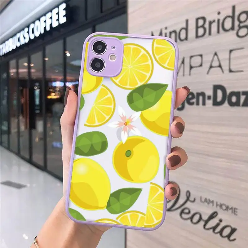 lemon fruit pattern Phone Cases matte transparent For iphone 7 8 11 12 plus mini x xs xr pro max cover
lemon fruit pattern Phone Cases matte transparent For iphone 7 8 11 12 plus mini x xs xr pro max cover