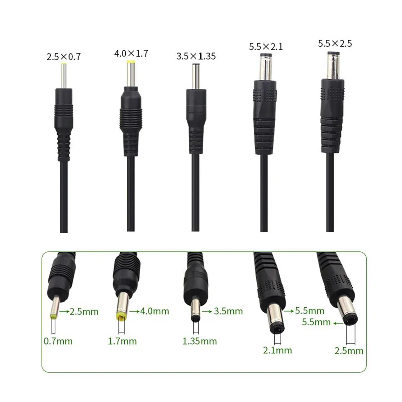 1 шт. USB A штекер к DC 2 5 3 35 4 0 7 мм источника питания тип А Удлинительный кабель