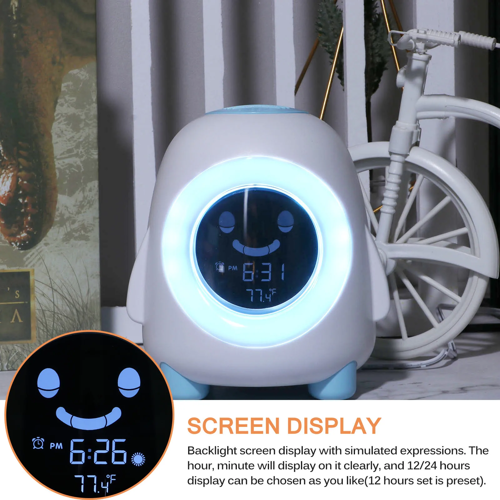 Sleeping Alarm Clock Cute Design Sleep Scheduling Sleeping Clock With Adjustable Light And Volume Portable Household Timing
Sleeping Alarm Clock Cute Design Sleep Scheduling Sleeping Clock With Adjustable Light And Volume Portable Household Timing
