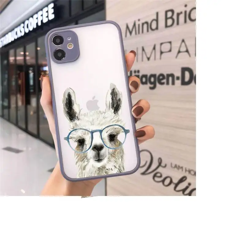 Llama Alpaca cute cartoon luxury Phone Cases shell matte transparent For iphone 7 8 11 12 plus mini x xs xr pro max cover
Llama Alpaca cute cartoon luxury Phone Cases shell matte transparent For iphone 7 8 11 12 plus mini x xs xr pro max cover