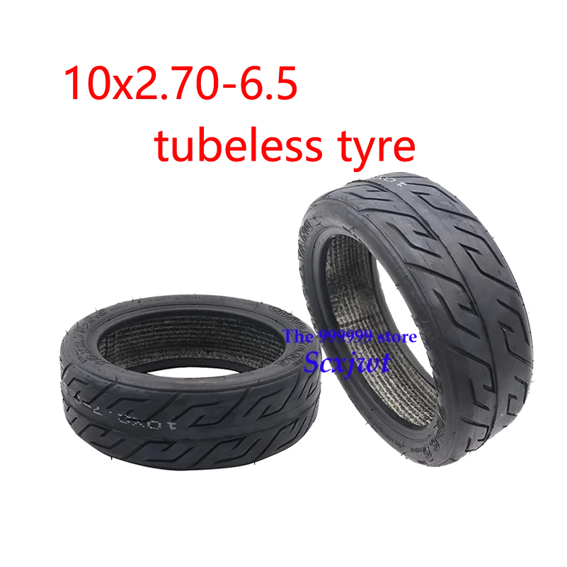 

CHAO YANG 10 inch 10x2.70-6.5 tubeless tire Vacuum Tires fit for Balance car Electric Scooter Accessories 10*2.70-6.5