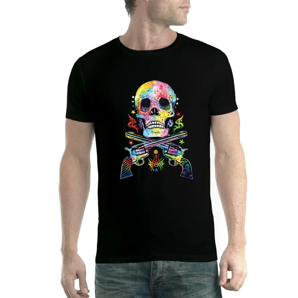 Skull Guns Wild West Mens T-shirt XS-5XL 
Skull Guns Wild West Mens T-shirt XS-5XL