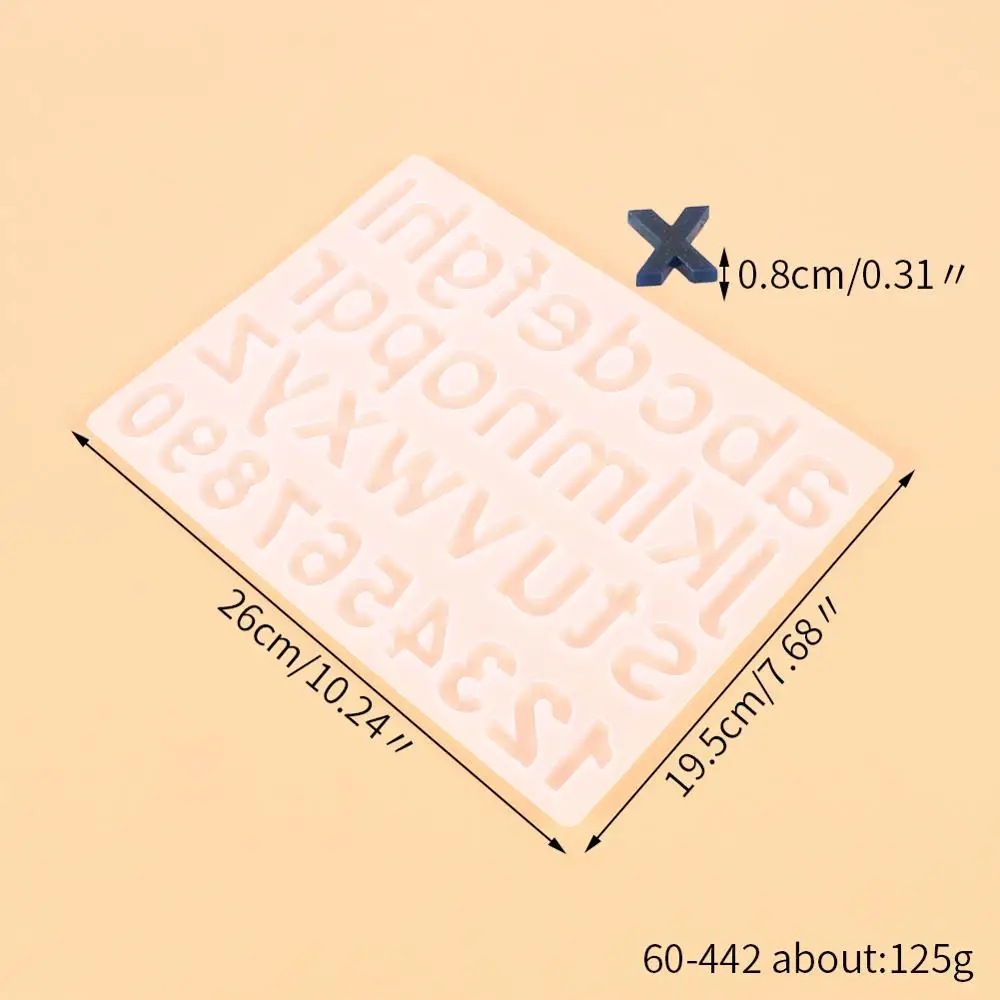 Lower Case Letters Number Cake Decorating Silicone Mold DIY Fondant Chocolate Sugarcraft Baking Tools
Lower Case Letters Number Cake Decorating Silicone Mold DIY Fondant Chocolate Sugarcraft Baking Tools