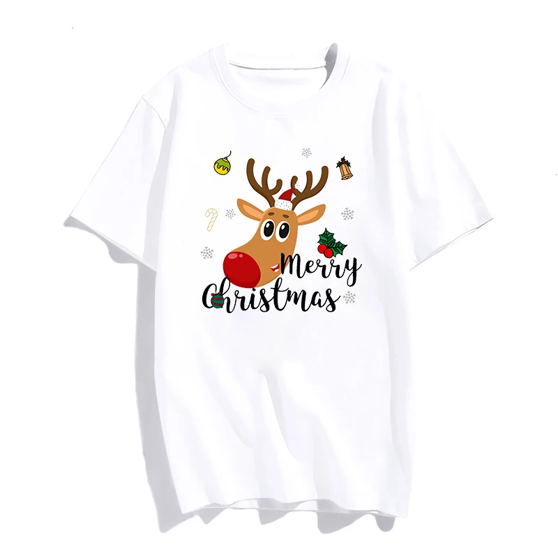 Merry Christmas Elk Pattern Print Korean Style Woman Tshirts Short Sleeve T Shirt Lady High Quality Top Exquisite Design T-shirt
Merry Christmas Elk Pattern Print Korean Style Woman Tshirts Short Sleeve T Shirt Lady High Quality Top Exquisite Design T-shirt