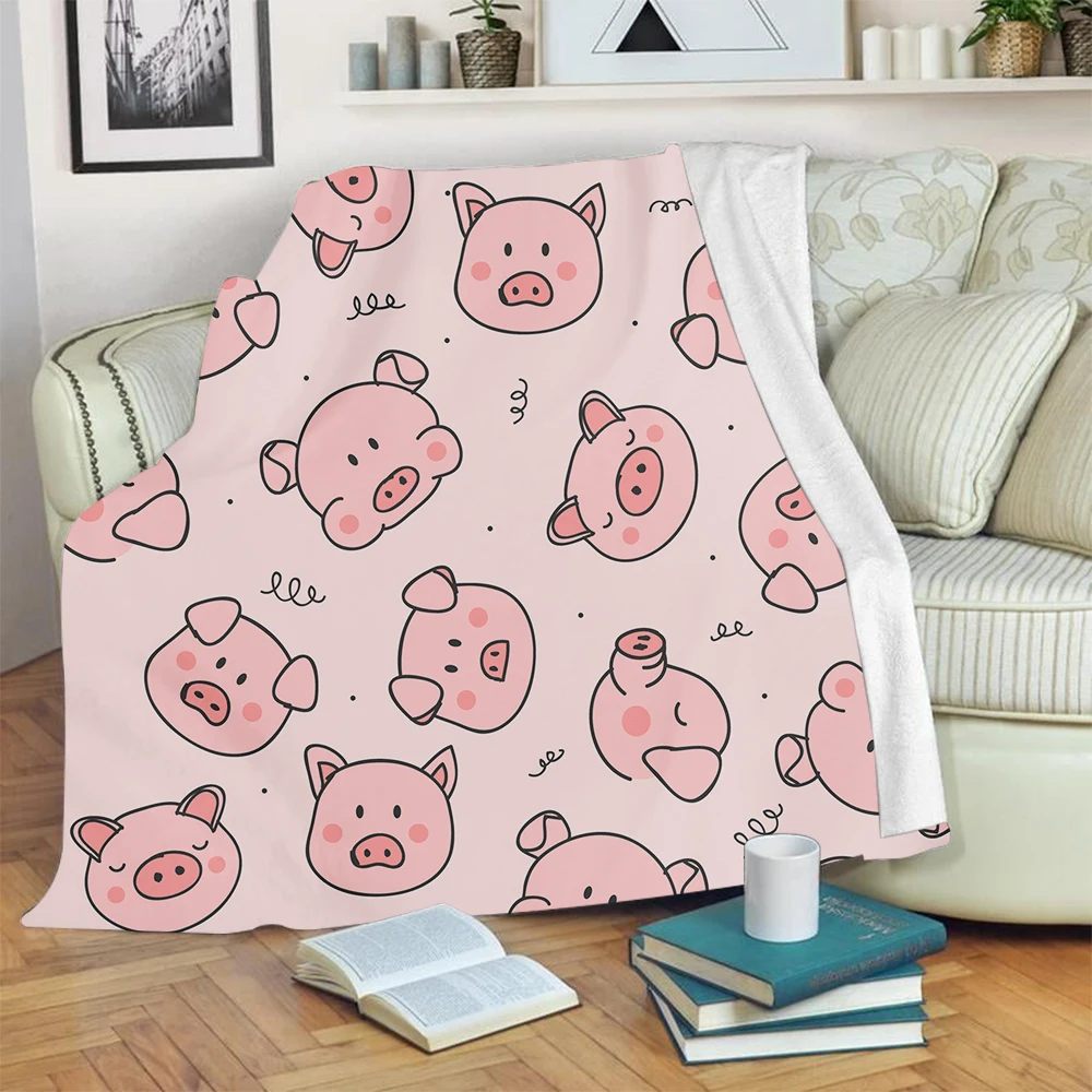 Kids Winter Warm Bedding Couch Bed Cover Pink Pig Pattern Soft Flannel Throw Fleece Blanket Soft Bedspread Home Decoration
Kids Winter Warm Bedding Couch Bed Cover Pink Pig Pattern Soft Flannel Throw Fleece Blanket Soft Bedspread Home Decoration
