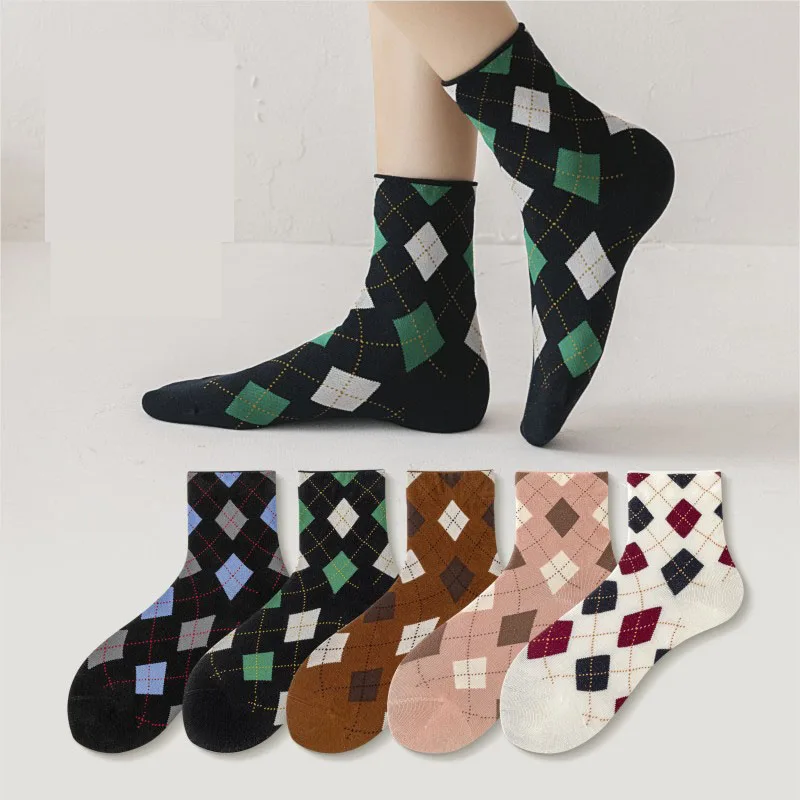 Носки в клетку в стиле ретро с геометрическим рисунком, женские хлопковые носки-трубы, модные спортивные мужские носки в стиле хип-хоп, нейт...
Носки в клетку в стиле ретро с геометрическим рисунком, женские хлопковые носки-трубы, модные спортивные мужские носки в стиле хип-хоп, нейт...