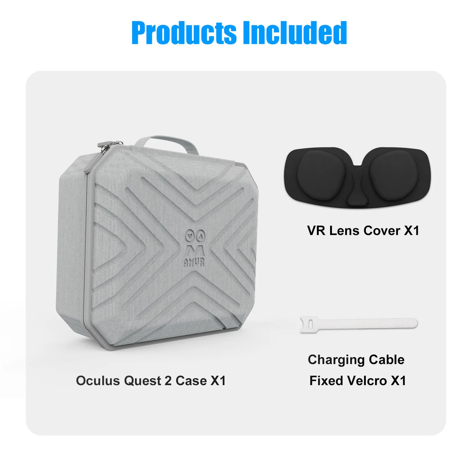 VR Accessories EVA Hard Case For Oculus Quest VR 2 Headset Portable Handbag Shockproof Storage Box Package For Oculus Quest 2
VR Accessories EVA Hard Case For Oculus Quest VR 2 Headset Portable Handbag Shockproof Storage Box Package For Oculus Quest 2