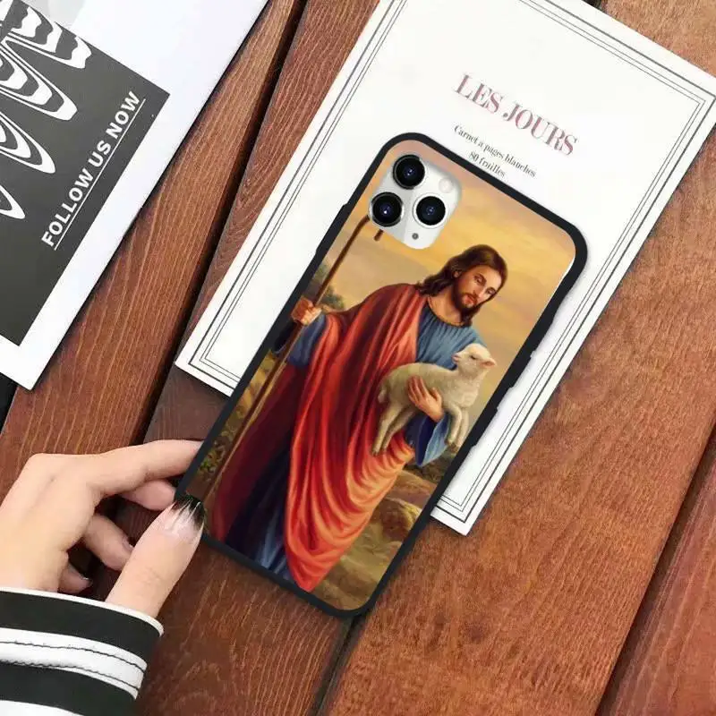 Jesus Christ God bless you Phone Case for iPhone 11 12 pro XS MAX 8 7 6 6S Plus X 5S SE 2020 XR high quality Anti-fall capa
Jesus Christ God bless you Phone Case for iPhone 11 12 pro XS MAX 8 7 6 6S Plus X 5S SE 2020 XR high quality Anti-fall capa