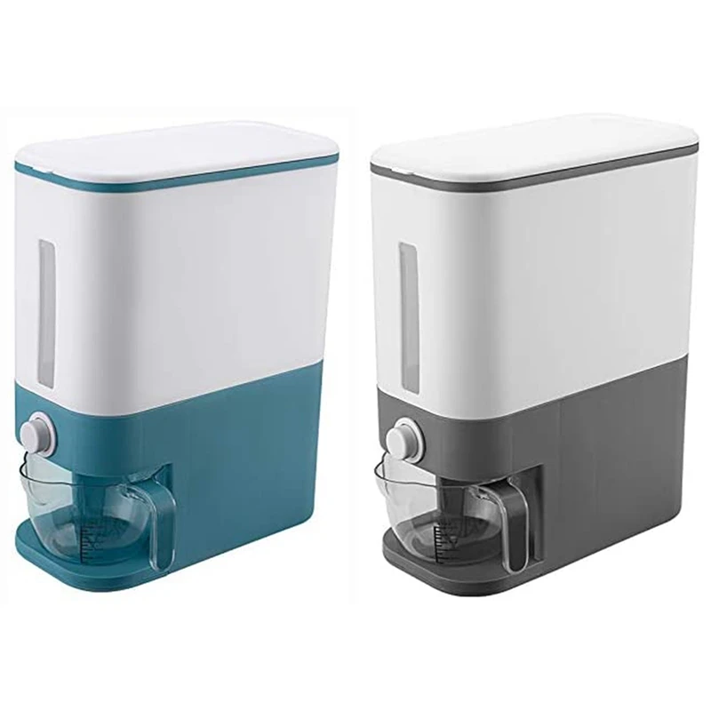 22.5 Lbs Rice Dispenser,Rice Bucket Rice Storage Box,Large Sealed Grain Container Grain Storage With Lid Measuring
22.5 Lbs Rice Dispenser,Rice Bucket Rice Storage Box,Large Sealed Grain Container Grain Storage With Lid Measuring