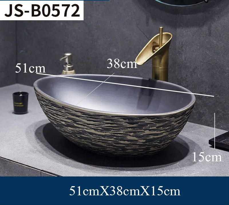 Countertop Sinks Single Ceramic Vessel Sinks Art Basin Retro Bathroom Toilet Sink Washing Hand Basin
Countertop Sinks Single Ceramic Vessel Sinks Art Basin Retro Bathroom Toilet Sink Washing Hand Basin