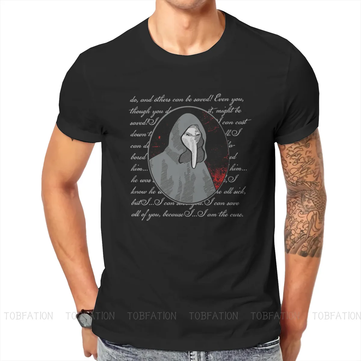 Letter Men TShirt Plague Doctor SCP 049 Crewneck Short Sleeve Fabric T Shirt Funny Top Quality Gift Idea
Letter Men TShirt Plague Doctor SCP 049 Crewneck Short Sleeve Fabric T Shirt Funny Top Quality Gift Idea